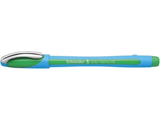 [90153087 1103706] Schneider Kugelschreiber Slider Memo Blau/Grün, 1 Stück