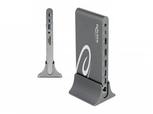 [90153135 1141656] Delock Dockingstation USB-C – USB/SD/LAN/HDMI/DP PD 85W