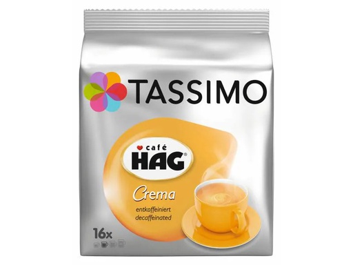 [90153206 338850] TASSIMO Kaffeekapseln T DISC Café HAG Crema 16 Portionen