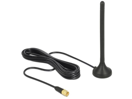 [90015315 571389] Delock LTE-Antenne SMA 0.8-2.1GHz 12 cm SMA 2.5 dBi Rundstrahl