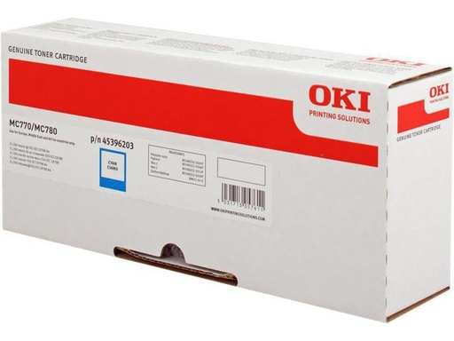 [90015334 249507] OKI Toner 45396203 Cyan