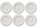 Villeroy & Boch Frühstücks- & Dessertteller Manufacture Rock 6 Stück, Weiss