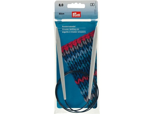 [90153606 1175073] Prym Rundstricknadel Ø 8 mm x 80 cm, Kunststoff