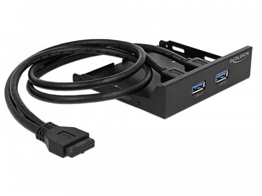 [90153690 909129] Delock Front Panel 63994 2x USB 3.0 für 3,5-Schacht
