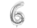 Rico Design Folienballon 6 Silber