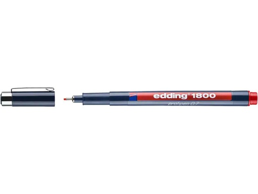 [90153834 966586] edding Profipen 1800 0.7 mm, Rot