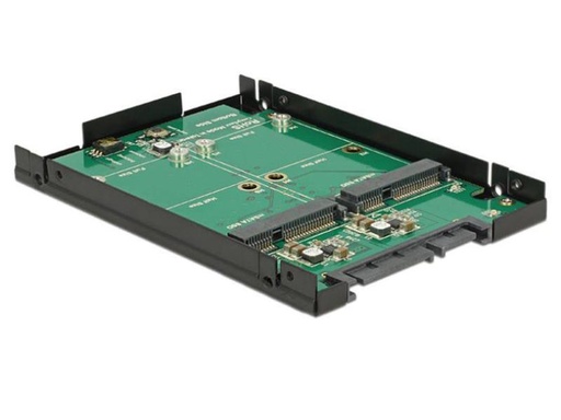 [90153838 820834] Delock 2.5-Adapterplatine SATA - 2x mSATA mit RAID