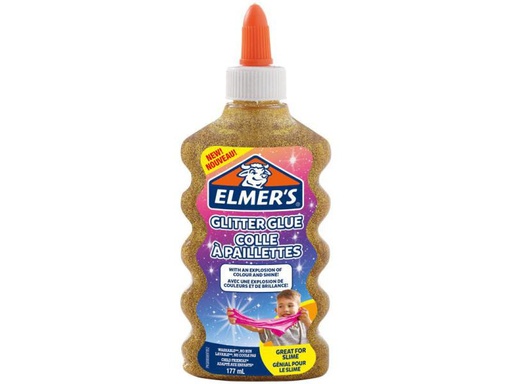 [90153937 1014426] Elmers Bastelkleber Glitter Glue 1 Stück, Gold