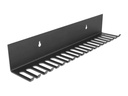Delock Kabelführungsschiene zur Wandmontage, 318 x 65mm ,Schwarz