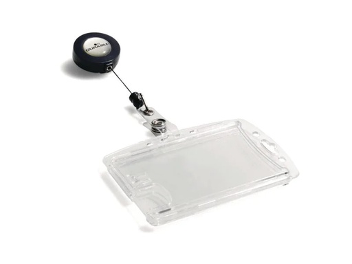 [90154604 130995] DURABLE Ausweishalter mit Jojo 54 x 87 mm, 10 Stück