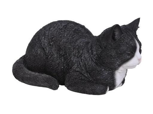 [90154619 1022129] Vivid Arts Dekofigur Träumende Katze, Schwarz/Weiss