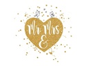 Braun + Company Papierservietten Wedding Heart 33 cm x 33 cm, 20 Stück