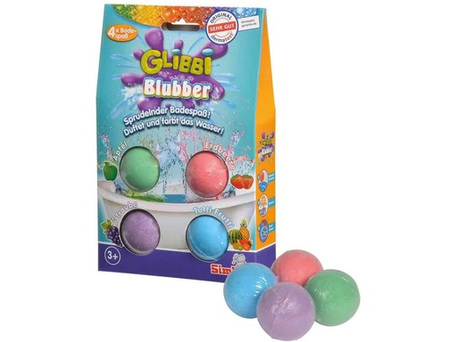 [90154762 1045301] Glibbi Badekugel Glibbi Blubber 4 Stück