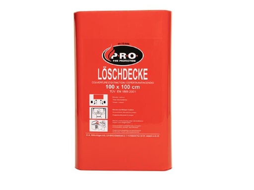 [90154888 1206623] PRO Löschdecke 100 x 100 cm bis 1250 °C