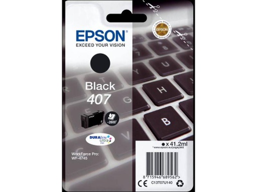 [90154944 1134988] Epson Tinte 407 / C13T07U140 Black