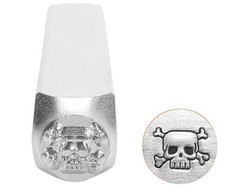 [90155127 712449] ImpressArt Prägestempel 6 mm Totenkopf