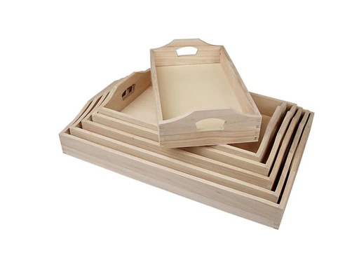 [90155354 656836] Creativ Company Holzartikel 29-44 cm Tablett