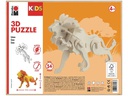 Marabu Holzartikel 3D Puzzle, Löwe