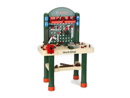 [90155601 733463] Klein-Toys Handwerker BOSCH Work-Shop 82 - teiliger Workshop