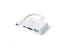 PureLink Multiport Adapter IS270 USB-C - HDMI & USB-A3.1, weiss