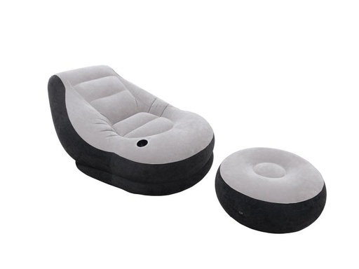 [90155659 535308] Intex Aufblasbarer Sessel Ultra Lounge aufblasbar Grau
