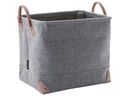Aquanova Aufbewahrungskorb Lubin 35 x 27 x 30 cm, Grau