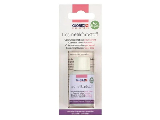 [90015589 627852] Glorex Kosmetikfarbstoff 20 ml, Lavendel