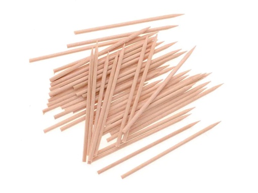 [90015606 569131] Glorex Holzartikel Ø 2.5 mm Holzspiesse, 75 Stück