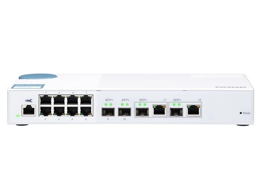 [90156391 1105340] QNAP SFP+ Switch QSW-M408-2C 12 Port