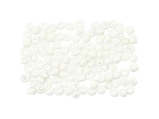 [90156438 836613] Creativ Company Rocailles-Perlen 8/0 Weiss