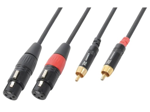 [90156611 1141010] PD Connex CX68-3 XLR 3 Pole, female - Cinch 3 m