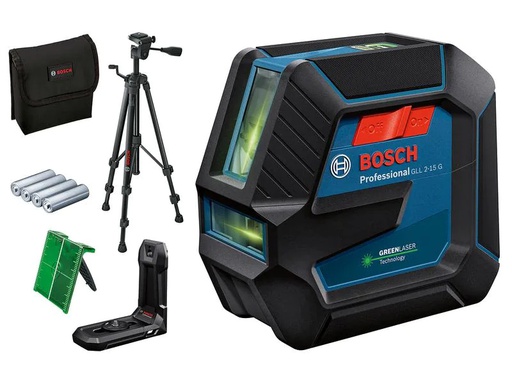 [90156757 1109769] Bosch Professional Linienlaser GLL 2-15 G + BT150 Stativ 15 m