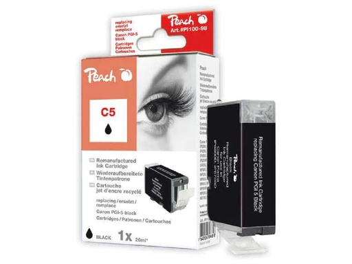[90156986 1142499] Peach Tinte Canon PGI-5 Black