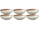 Bitz Suppen- & Pastateller Ø 20 cm, 6 Stück, Beige/Crème