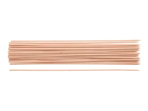 [90157253 569132] Glorex Holzartikel Ø 2.5 mm Holzspiesse, 50 Stück