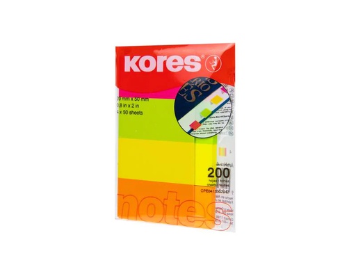 [90157361 1096367] Kores Page Marker Papier 50 Stück pro Block