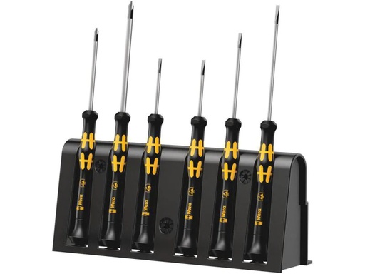 [90157558 890603] Wera Schraubenzieher-Set Kraftform Micro ESD 1578 A/6, 6-teilig
