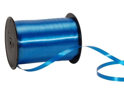 [90157563 1122459] Spyk Geschenkband Poly Glatt 7 mm x 500 m, Blau