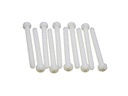 EP Flachkopfschrauben M3x8 mm Nylon