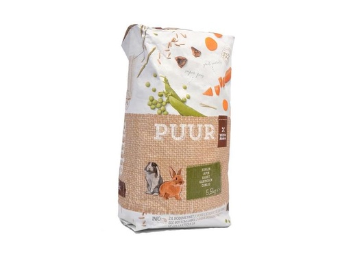 [90157840 873380] Witte Molen Hauptfutter Puur Gourmet-Müsli für Kaninchen, 5.5 kg