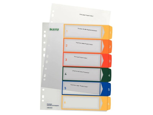 [90157878 627498] Leitz Register A4 1-6