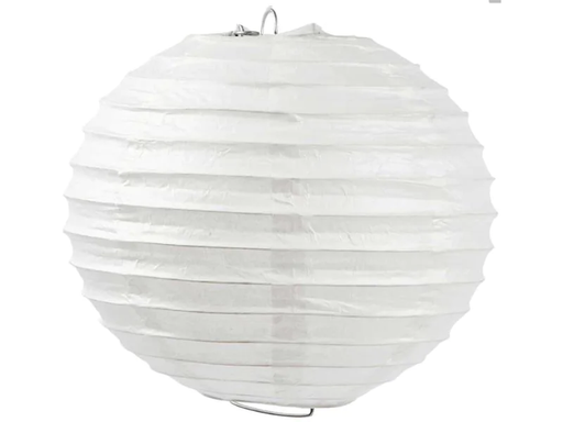 [90158017 919866] Creativ Company Lampion Ø 20 cm Weiss, 1 Stück