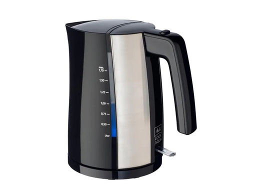 [90158291 943831] Melitta Wasserkocher Look Aqua 1.7 l, Schwarz