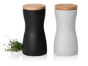 AdHoc Salz- und Pfeffermühle TWIN 2 Stück, 13.3 cm, Schwarz/Weiss