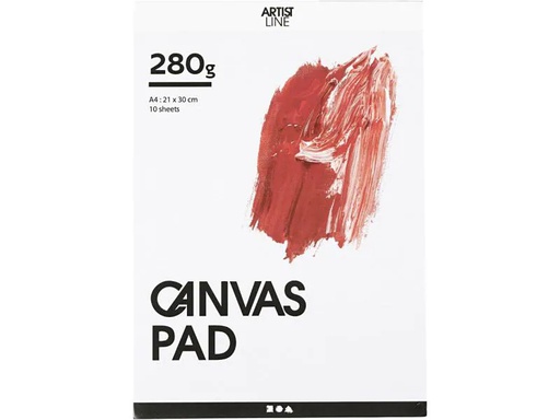 [90158344 1095779] Creativ Company Malblock Canvas 10 Blatt
