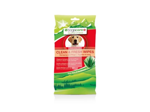 [90158587 560838] bogar Fell- und Pfotenreinigung Clean &amp; Fresh Wipes 15 Stück