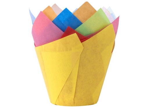[90015838 755011] Demmler Muffin Backform Tulip Wraps Uni 24 Stück