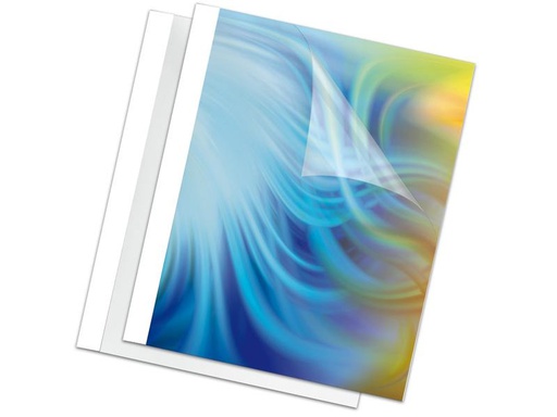 [90158719 80113] Fellowes Einbanddeckel Prestige für 9-32 Blatt, 100 Stück, Weiss