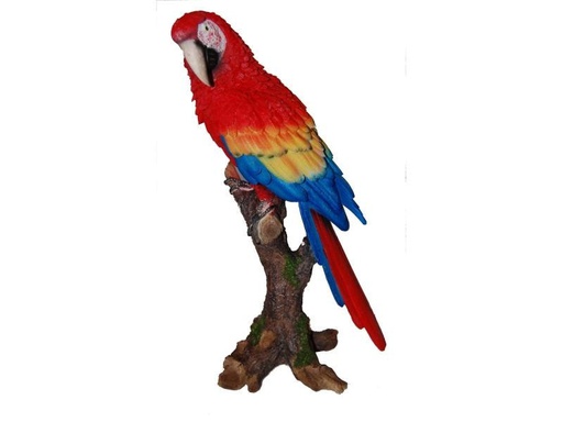 [90158732 1068535] Vivid Arts Dekofigur Roter Ara Papagei