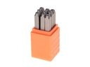 ImpressArt Prägestempel Set 3 mm Zahlen 1-9, 9 Stück